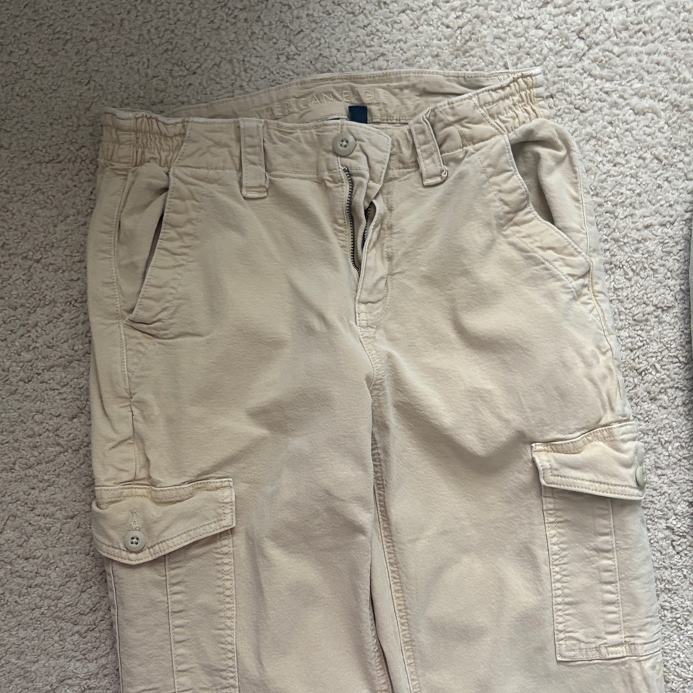 American Eagle Outfitters cargo Pants - Tan and Green - Picture 6 of 10